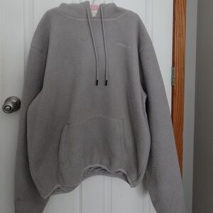 YoungLA Light Gray Sherpa Pullover
